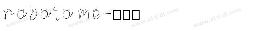 roboto me字体转换